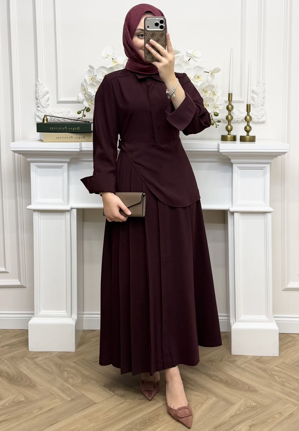 Lena Tensel Elbise Mürdüm