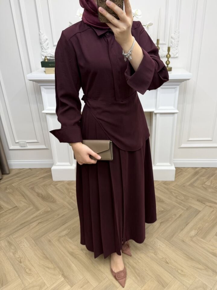 Lena Tensel Elbise Mürdüm