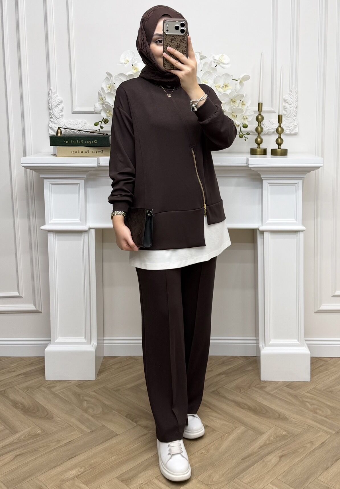 Loya Oysho Takım Kahverengi