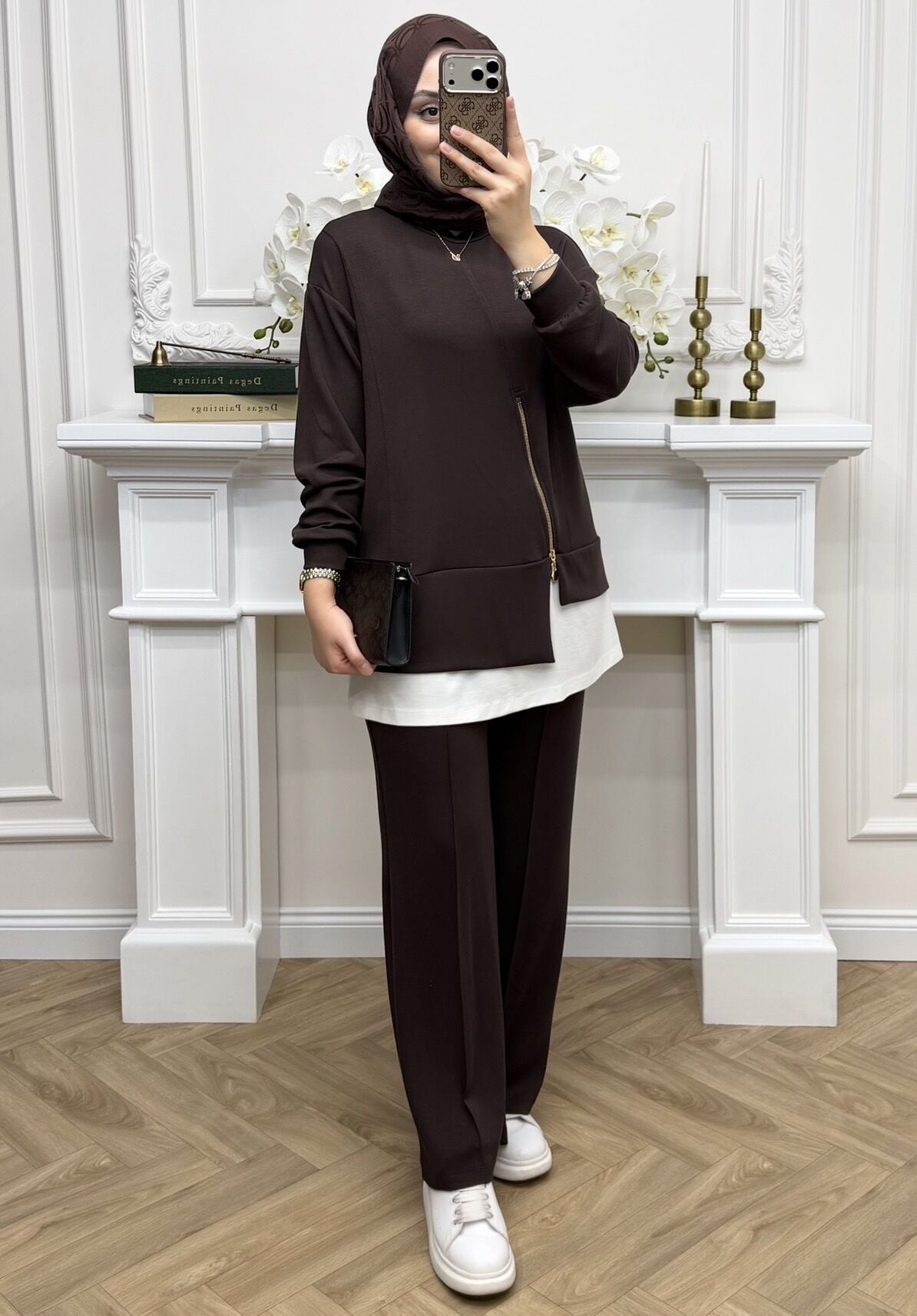 Loya Oysho Takım Kahverengi